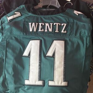 NFL Green and White Men's Jersey